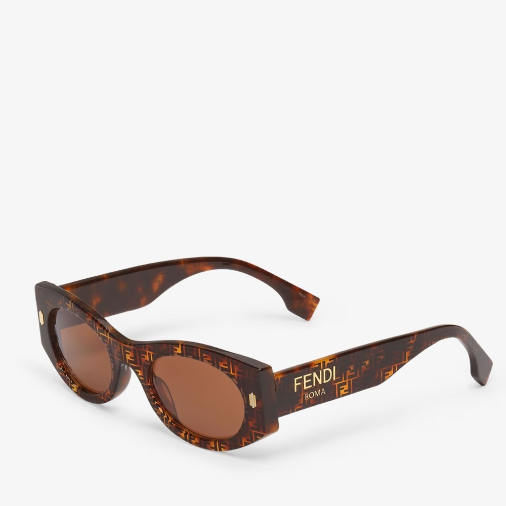 Fendi Roma Havana acetate sunglasses